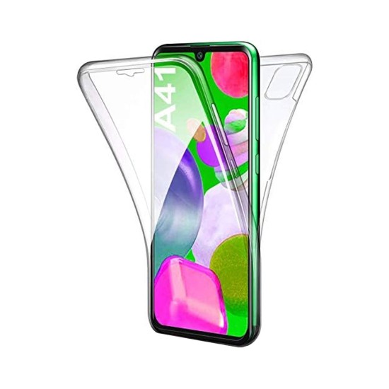 360º Silicon Case for Samsung Galaxy A41 Transparent